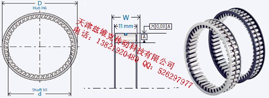 GMNFE438M單向軸承圖紙